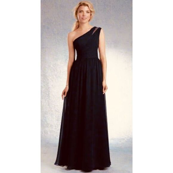 Alfred Angelo Black Formal Dress Size 12 - Picture 1 of 7
